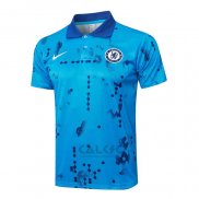 Maglia Polo Chelsea 2024-2025 Blu