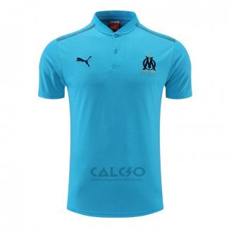 Maglia Polo Olympique Marsiglia 2022-2023 Blu