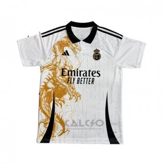 Maglia Real Madrid Dragon 2025-2026 Bianco