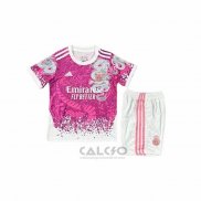 Maglia Real Madrid Dragon Bambino 2025-2026 Rosa