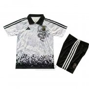 Maglia Real Madrid Dragon Bambino 2025-2026 Grigio
