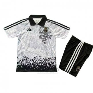 Maglia Real Madrid Dragon Bambino 2025-2026 Grigio