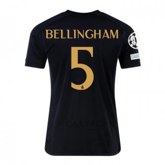 Maglia Real Madrid Giocatore Bellingham Third 2023-2024