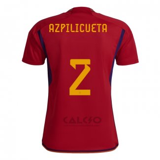 Maglia Spagna Giocatore Azpilicueta Home 2022