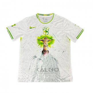 Maglia Brasile Jesus 2025 Bianco