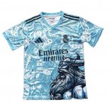 Maglia Real Madrid Dragon 2025-2026 Blu Thailandia