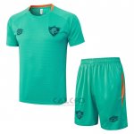 Tuta da Track Fluminense Manica Corta 2025-2026 Verde - Pantaloncini