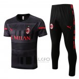 Tuta da Track Milan Manica Corta 2022-2023 Grigio