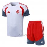 Tuta da Track SC Internacional Manica Corta 2026-2027 Bianco - Pantaloncini