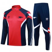 Tuta da Track di Felpa Arsenal 2024-2025 Rosso Blu
