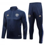 Tuta da Track di Felpa Arsenal Bambino 2023-2024 Blu