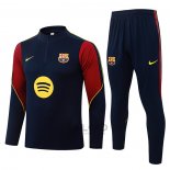 Tuta da Track di Felpa FC Barcellona Bambino 2026-2027 Blu Rosso