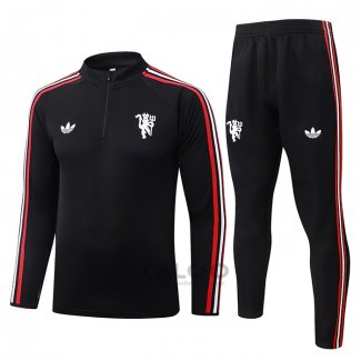Tuta da Track di Felpa Manchester United 2026-2027 Nero