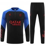 Tuta da Track di Felpa Paris Saint-Germain Jordan 2022-2023 Nero