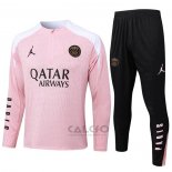 Tuta da Track di Felpa Paris Saint-Germain Jordan 2024-2025 Rosa