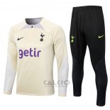 Tuta da Track di Felpa Tottenham Hotspur 2022-2023 Giallo