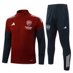 Tuta da Track di Giacca Arsenal 2025-2026 Rosso Nero