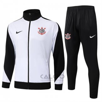 Tuta da Track di Giacca Corinthians 2025-2026 Bianco