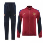 Tuta da Track di Giacca FC Barcellona 2024-2025 Rosso