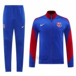 Tuta da Track di Giacca FC Barcellona 2024-2025 Blu