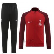 Tuta da Track di Giacca Liverpool 2022-2023 Rosso