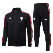 Tuta da Track di Giacca Manchester United Bambino 2026-2027 Nero