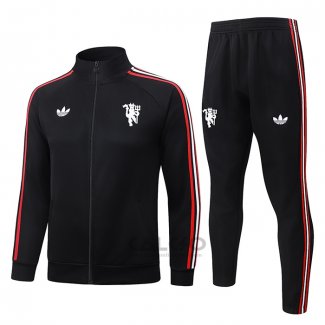 Tuta da Track di Giacca Manchester United Bambino 2026-2027 Nero