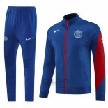 Tuta da Track di Giacca Paris Saint-Germain 2025-2026 Blu Rosso