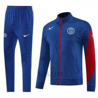 Tuta da Track di Giacca Paris Saint-Germain 2025-2026 Blu Rosso