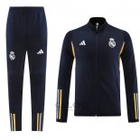 Tuta da Track di Giacca Real Madrid 2023-2024 Blu