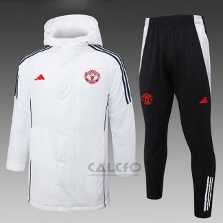 Tuta da Track di Invierno del Manchester United 2024-2025 Bianco