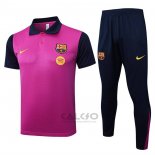 Conjunto Polo FC Barcellona 2025-2026 Purpura