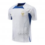 Maglia Allenamento Francia 2022-2023 Bianco