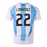 Maglia Argentina Giocatore L.martinez Home 2024