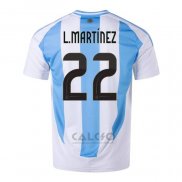 Maglia Argentina Giocatore L.martinez Home 2024