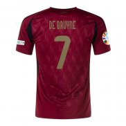 Maglia Belgio Giocatore De Bruyne Home 2024