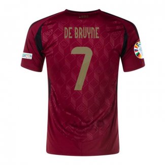 Maglia Belgio Giocatore De Bruyne Home 2024