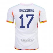 Maglia Belgio Giocatore Trossard Away 2022