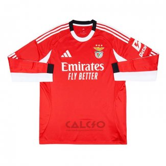 Maglia Benfica Home Manica Lunga 2025-2026