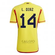 Maglia Colombia Giocatore L.diaz Home 2022