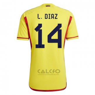 Maglia Colombia Giocatore L.diaz Home 2022