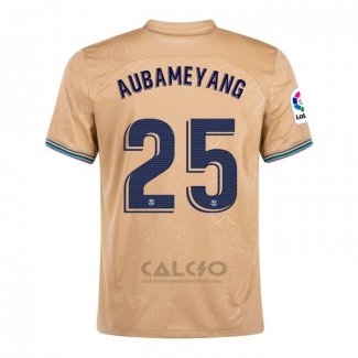 Maglia FC Barcellona Giocatore Aubameyang Away 2022-2023