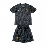 Maglia Francia Portiere Bambino 2024 Nero