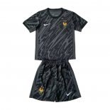 Maglia Francia Portiere Bambino 2024 Nero