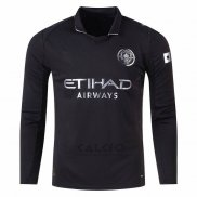 Maglia Manchester City Away Manica Lunga 2025-2026