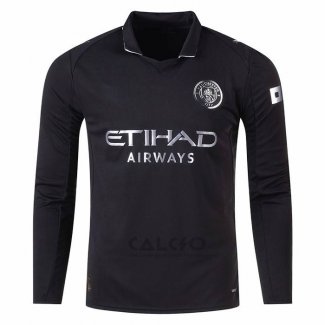 Maglia Manchester City Away Manica Lunga 2025-2026