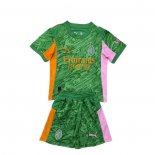 Maglia Milan Portiere Bambino 2025-2026 Verde