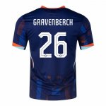 Maglia Paesi Bassi Giocatore Gravenberch Away 2024-2025