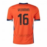 Maglia Paesi Bassi Giocatore Veerman Home 2024-2025