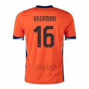 Maglia Paesi Bassi Giocatore Veerman Home 2024-2025